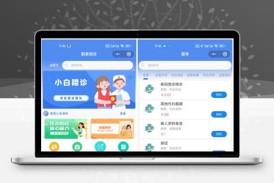 2024最新小白陪诊系统带数据大屏展示小程序+APP双端v2.0